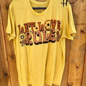 Let Love Rule Groovy T-Shirt